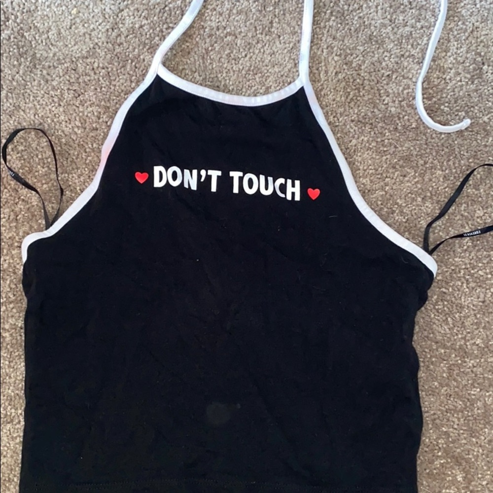 Don’t touch halter